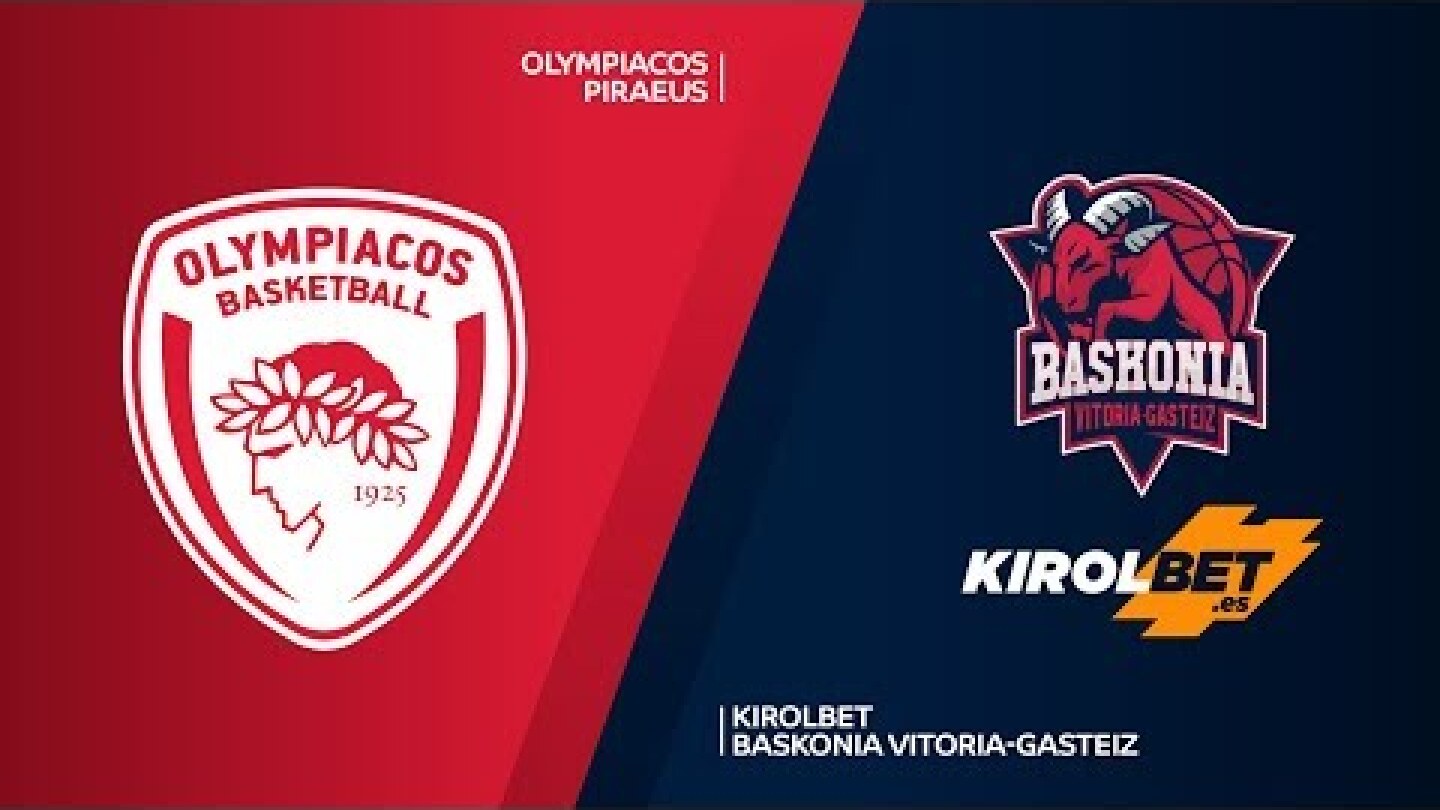 Olympiacos Piraeus - KIROLBET Baskonia Vitoria-Gasteiz Highlights | EuroLeague RS Round 17