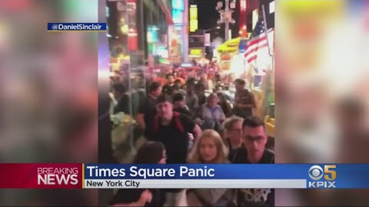 Thousands In Times Square Panic, Mistake Motorcycle Backfiring For Gunshots