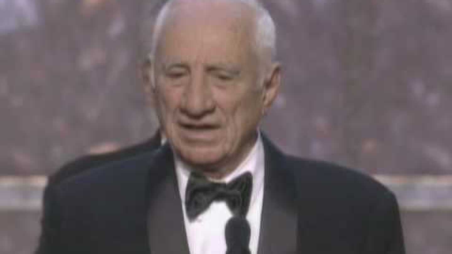 Elia Kazan receiving an Honorary Oscar®