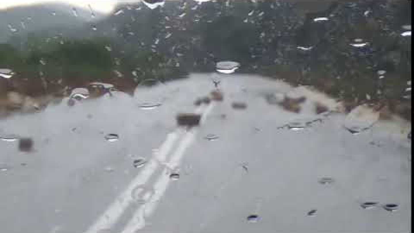 ΧΑΜΟΣ Άνοιξαν οι Ουρανοί(δρόμος απο Συκιά έως Πόρτο Κουφό)