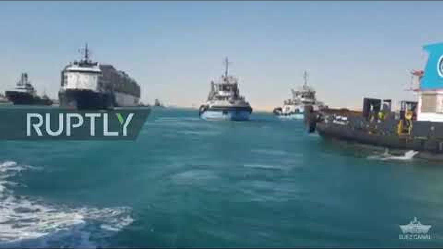Egypt: Ever Given dislodged after blocking Suez Canal for six days