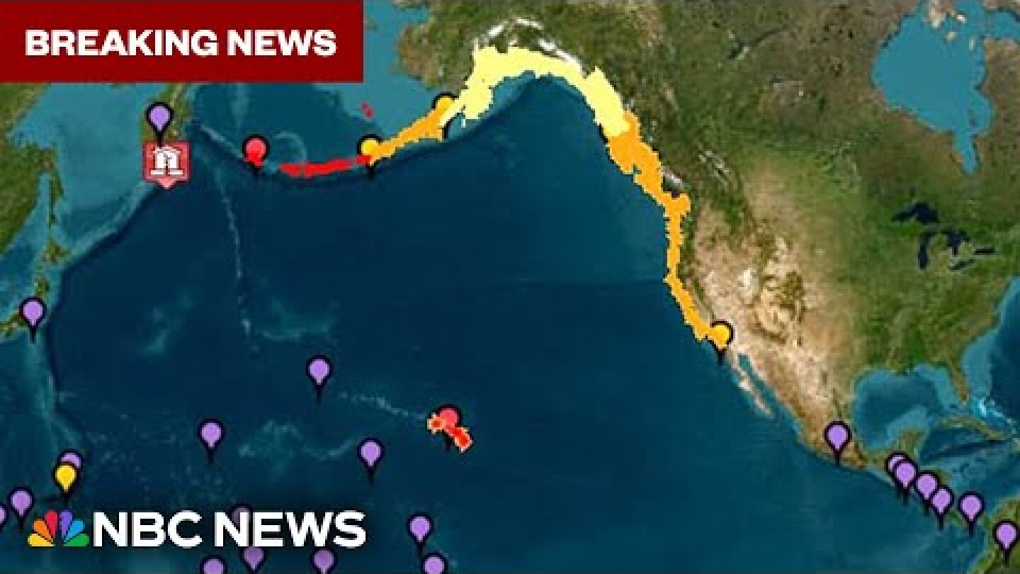 LIVE: Hawaii under tsunami warning after 8.8 earthquake in Russia | NBC News NOW