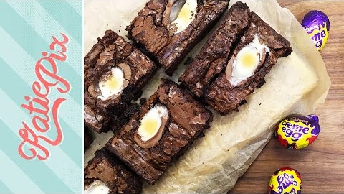 Creme Egg Brownies Recipe | Easter Special | Katie Pix