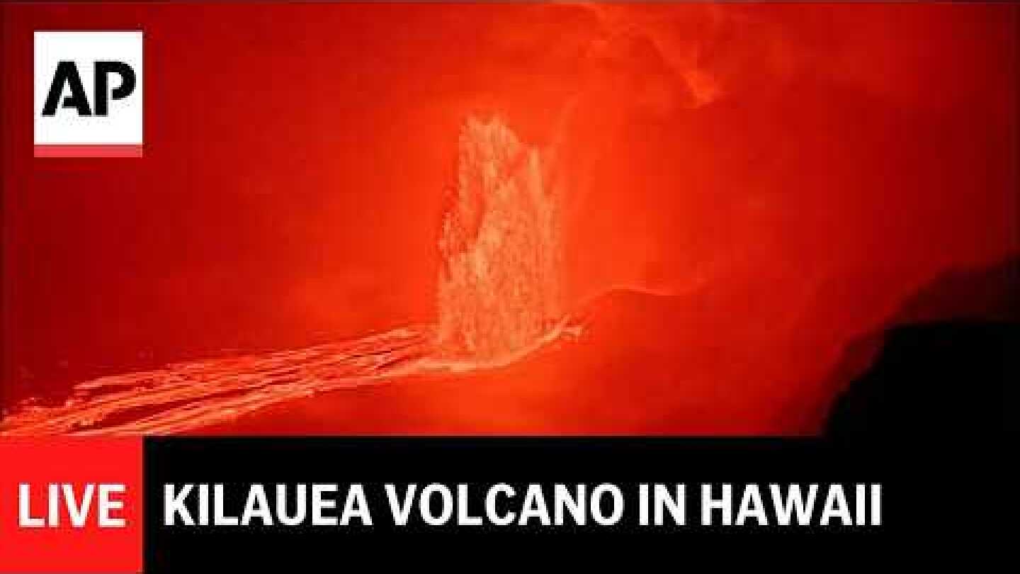 LIVE: Mount Kilauea erupts in Hawaii