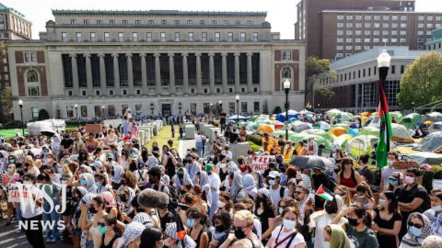 Columbia Suspends Students as Pro-Palestinian Encampment Remains Past Deadline | WSJ News