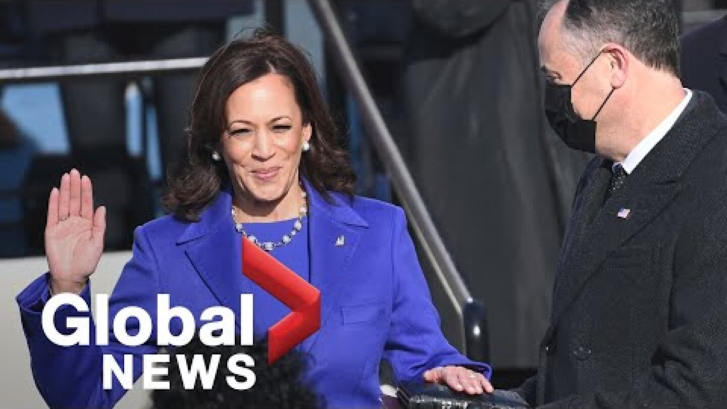 Kamala Harris takes oath of office, sworn in as Vice-President of the United States