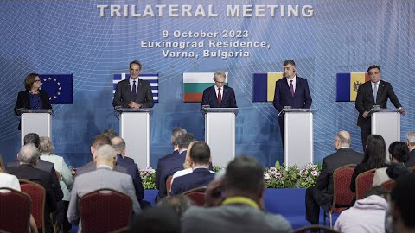 Συνέντευξη Τύπου ηγετών που συμμετέχουν στην Τριμερή Σύνοδο Κορυφής Ελλάδας - Βουλγαρίας - Ρουμανίας