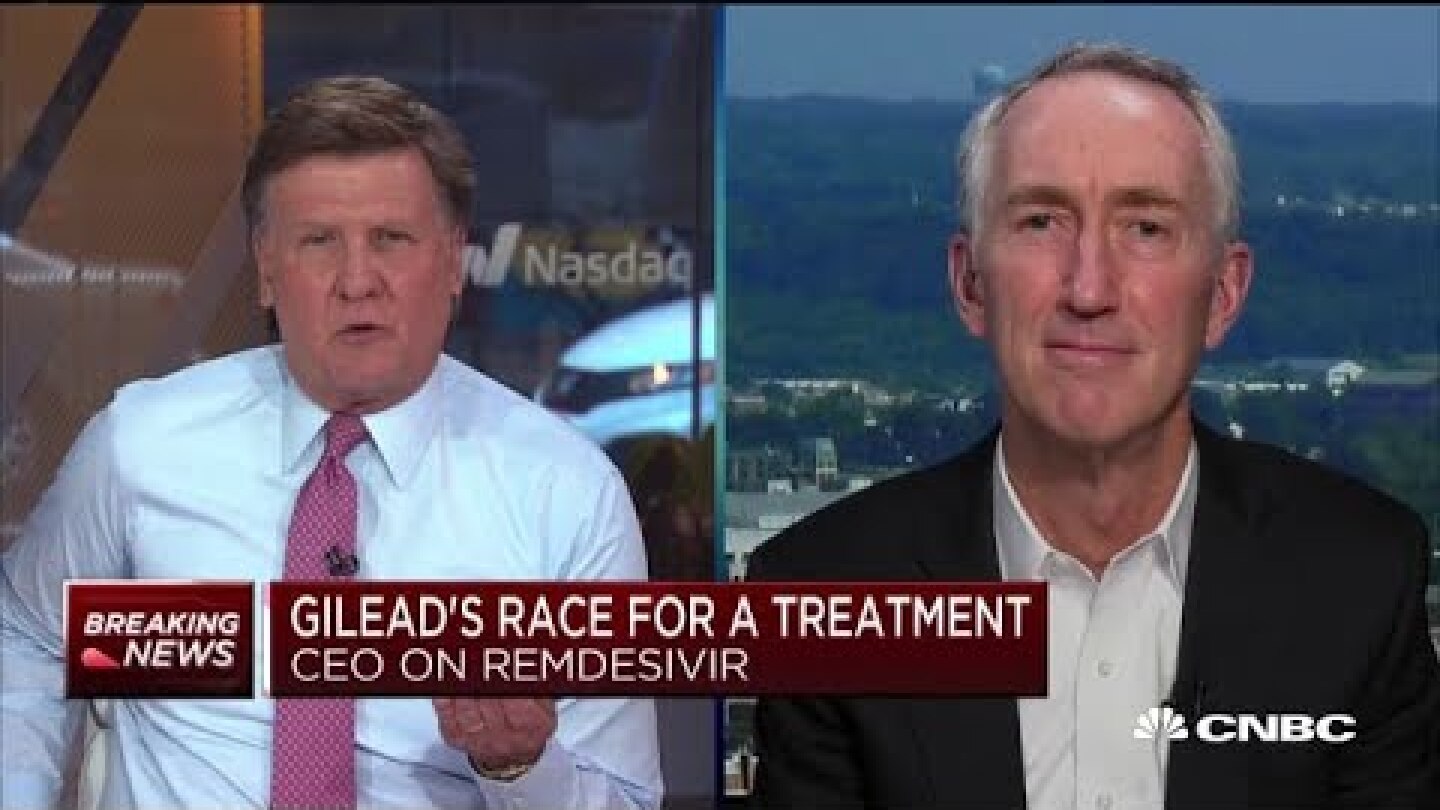 Gilead's moving quickly with FDA for approval of coronavirus drug remdesivir: CEO
