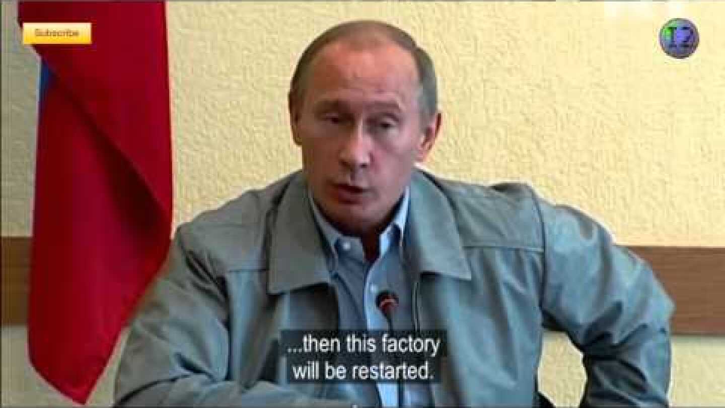Vladimir Putin takes Oleg Deripaska to task