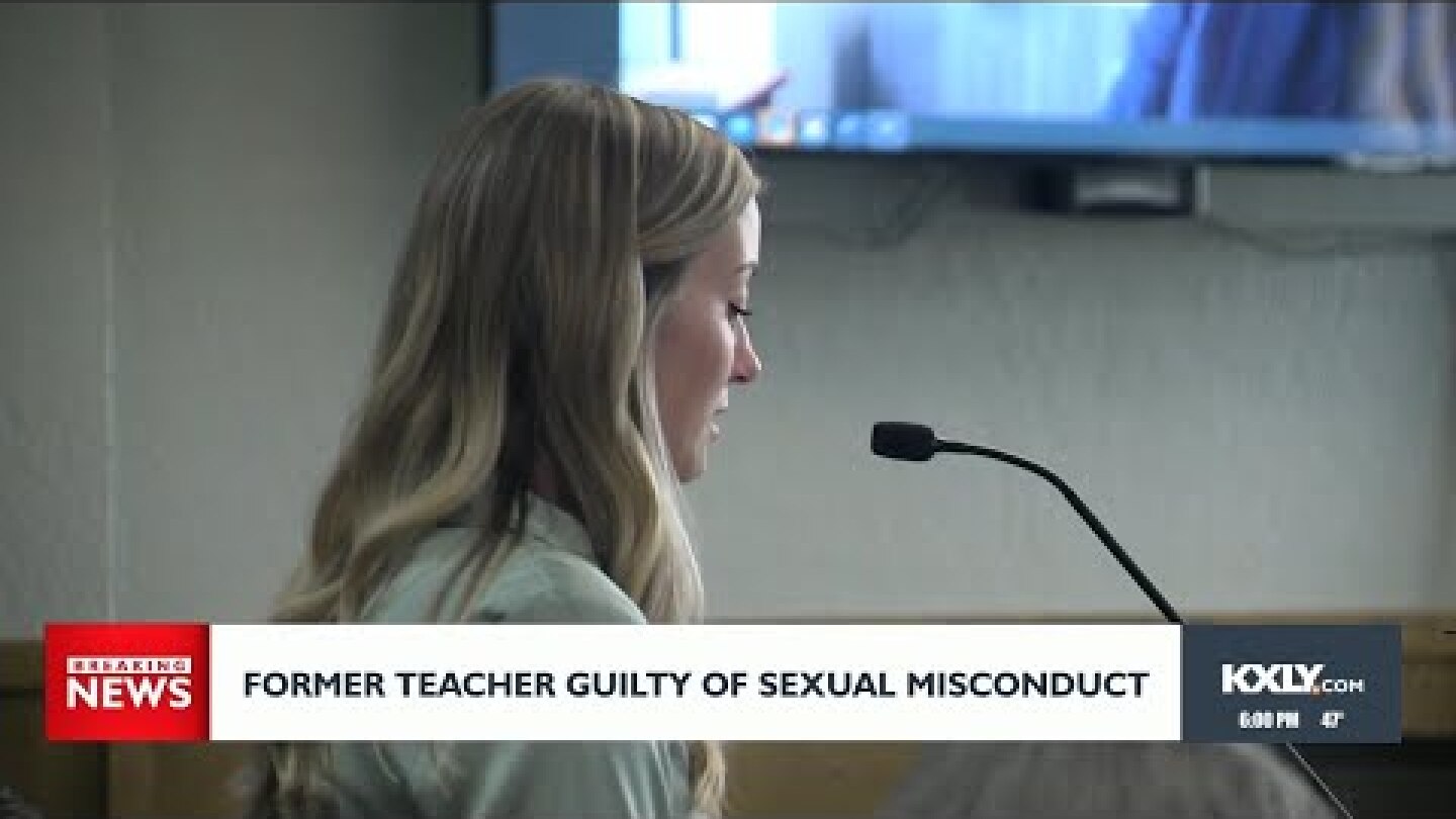 Former teacher guilty of sexual misconduct