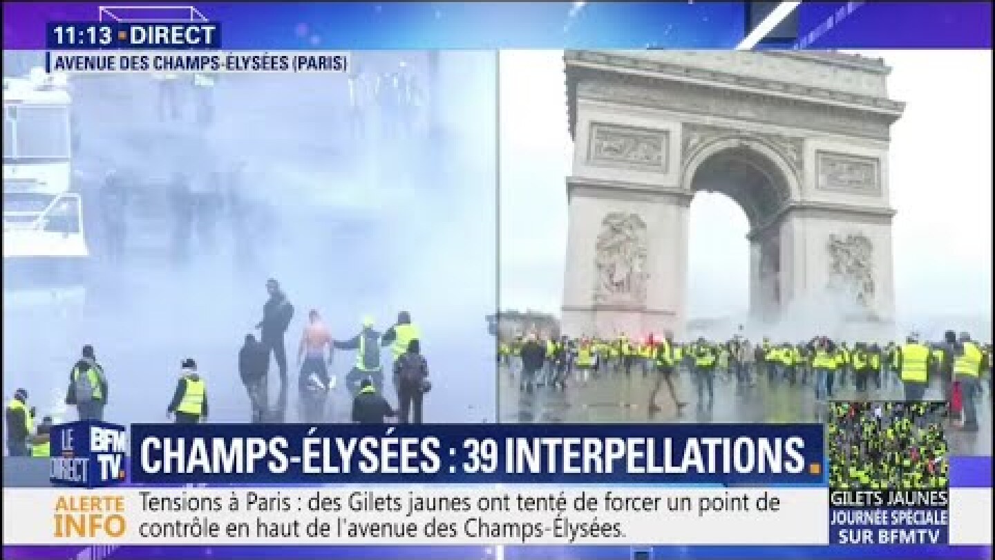 Gilets jaunes à Paris: qui sont les responsables des heurts?