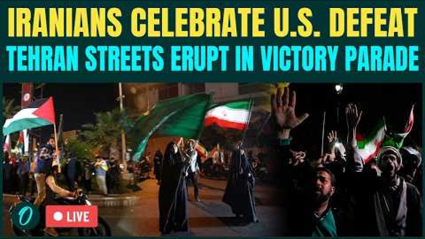 Iran Celebrations LIVE: Tehran Erupts In Celebration After U.S DEFEAT |  2 Weeks Ceasefire Announced