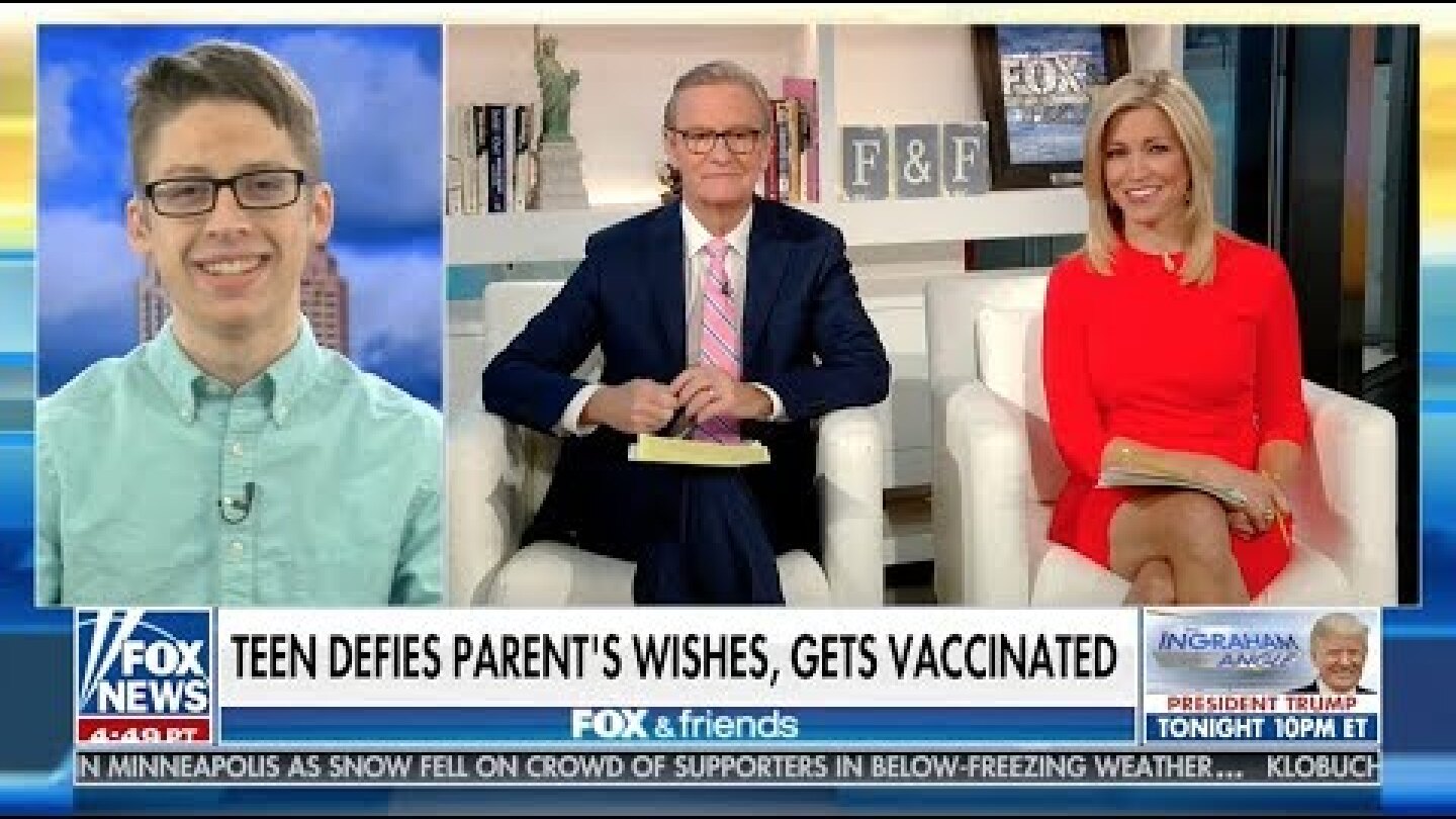 Ethan Lindenberger defies parent's wishes, gets vaccinated