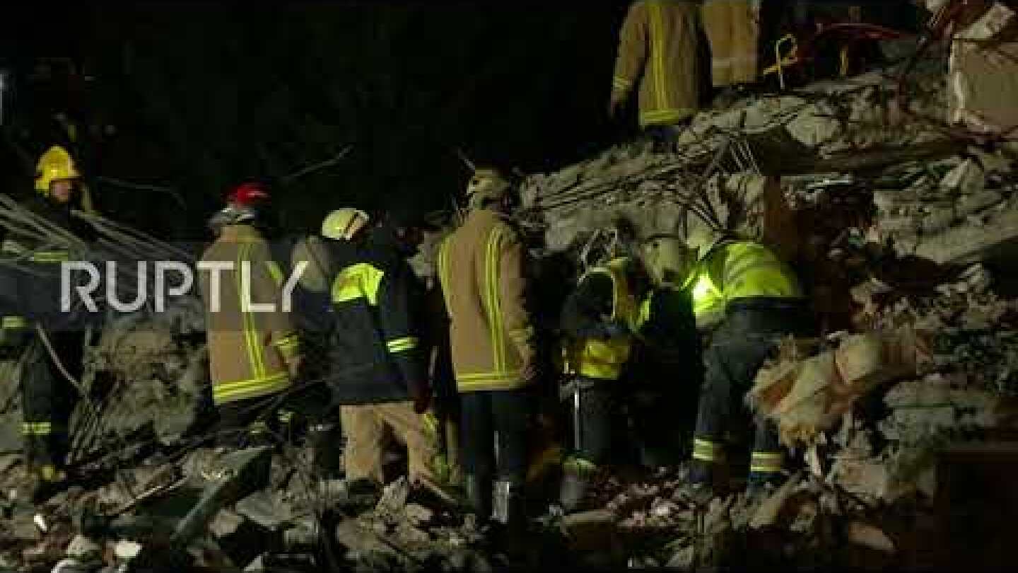 Albania: Rescue operations continue into night in deadly earthquake aftermath