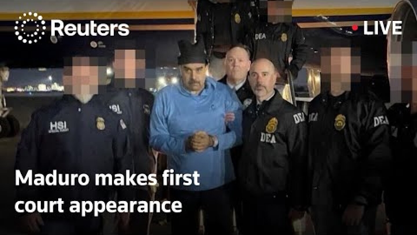 LIVE: Venezuelan President Maduro makes first court appearance