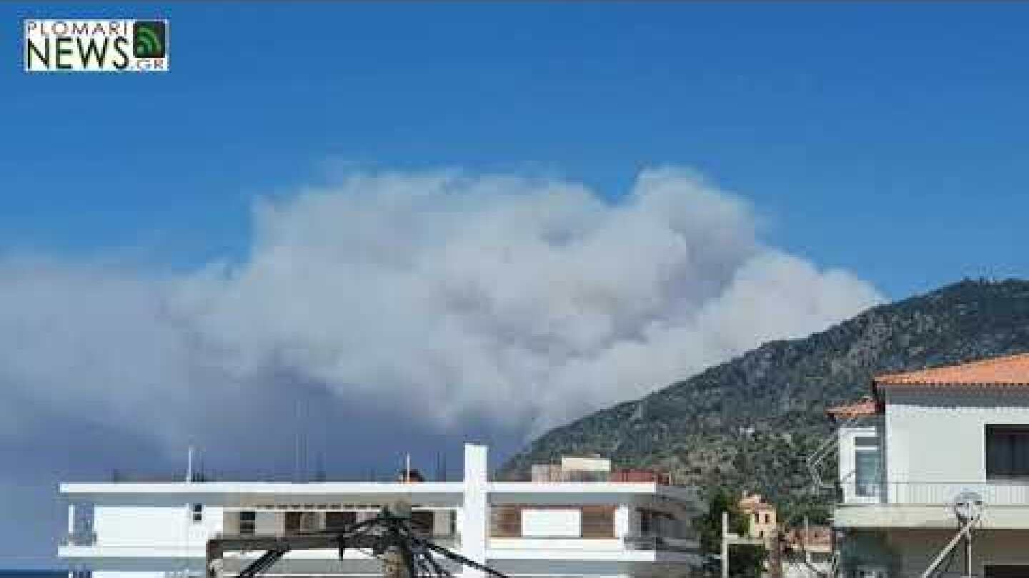 Φωτιά στα Βετερά Λέσβου