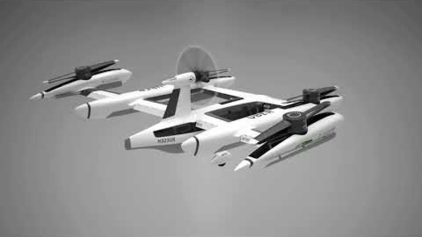 Uber's flying taxi concept animation (May 8, 2018)