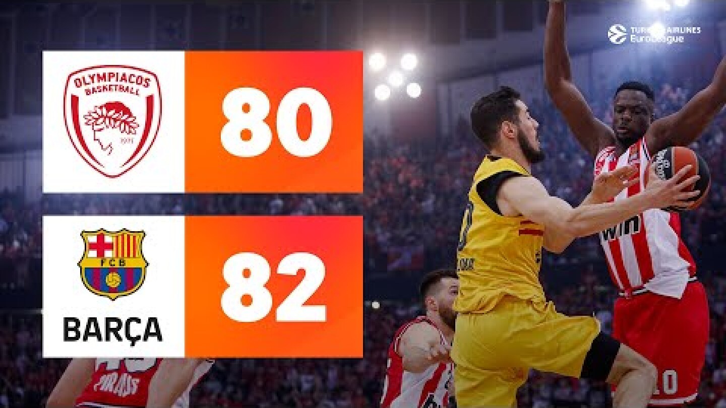 Olympiacos - FC Barcelona | OVERTIME Thriller PLAYOFFS Game 3 | 2023-24 Turkish Airlines EuroLeague