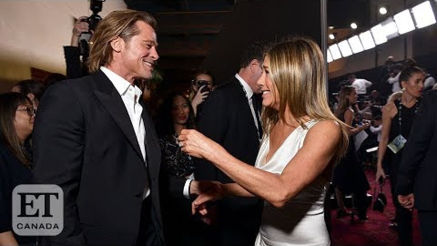Jennifer Aniston's Emotional Acceptance Speech Leaves Brad Pitt In Awe