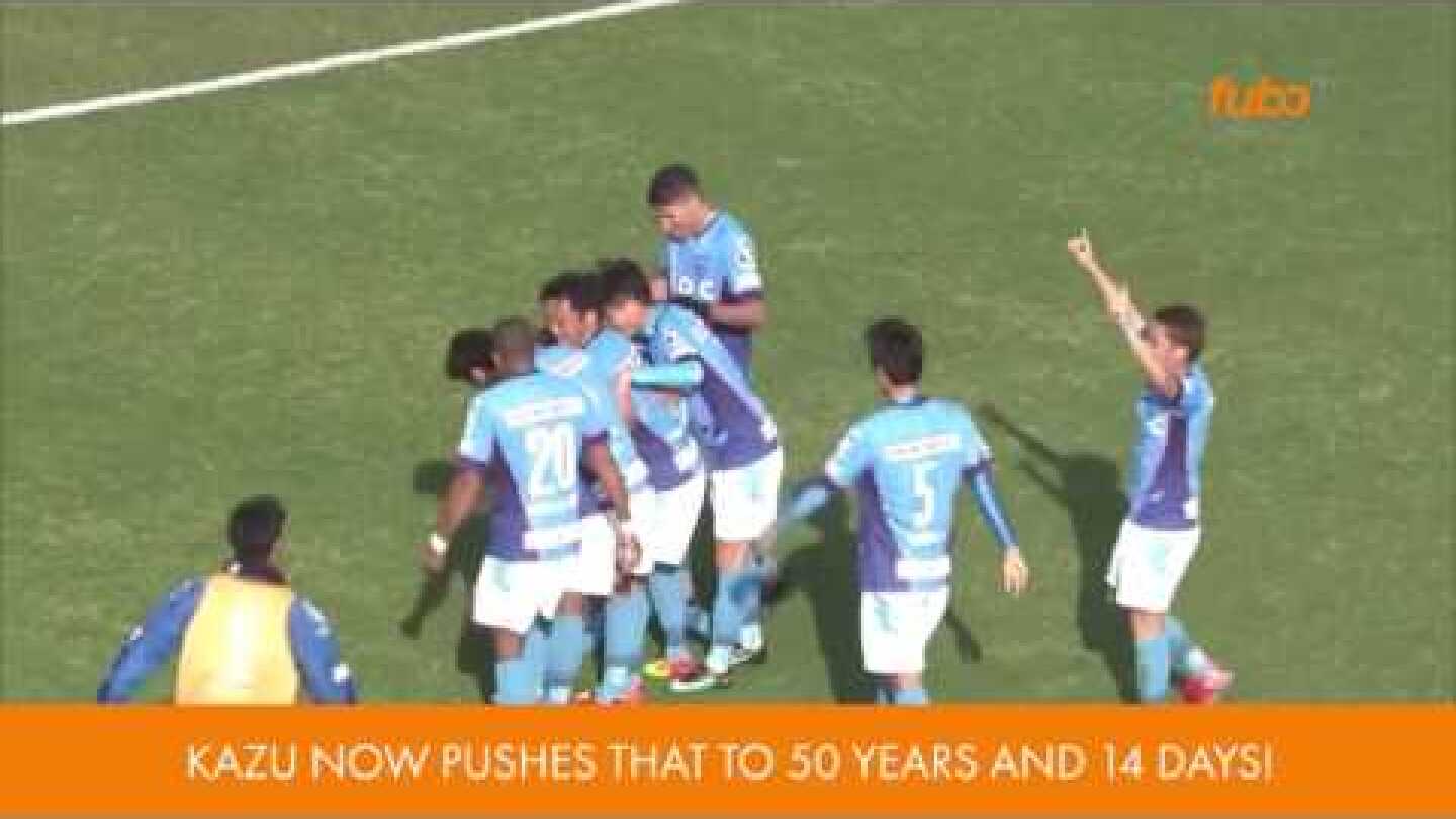 Kazuyoshi Miura scores for the record | Watch The Goal