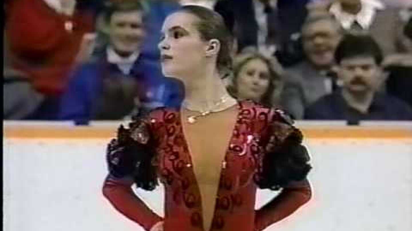 Katarina Witt (GDR) - 1988 Calgary, Figure Skating, Ladies' Long Program (US ABC)