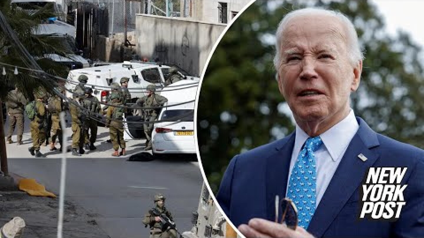 Biden will issue an executive order targeting Israeli settlers who attack Palestinians in West Bank