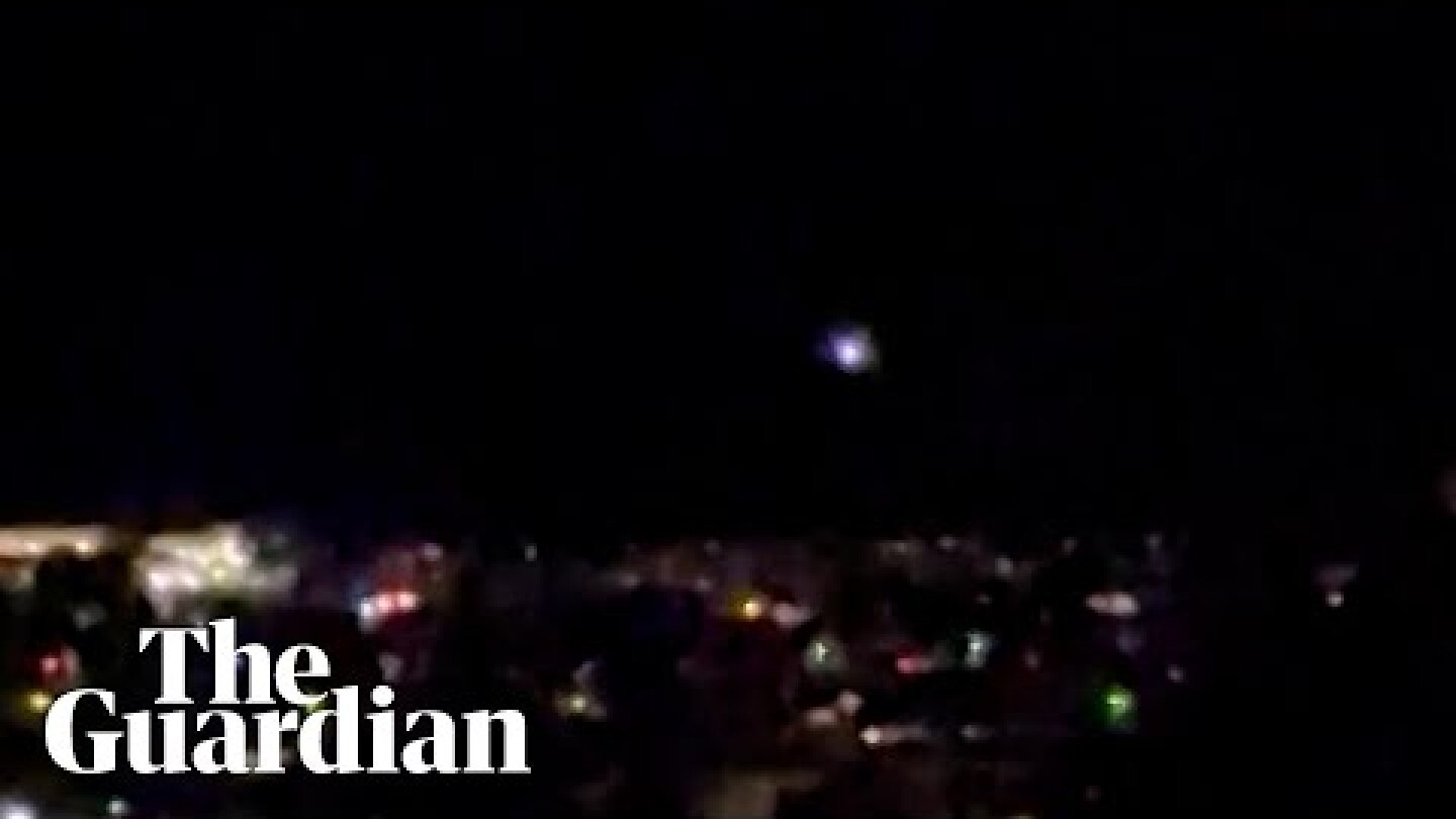 Light-emitting object flies away as Denmark airport closes due to drones