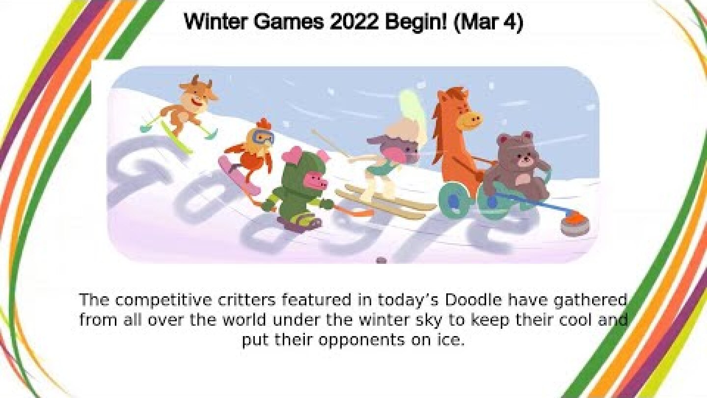 winter paralympics | Winter Games 2022 Begin! (Mar 4)