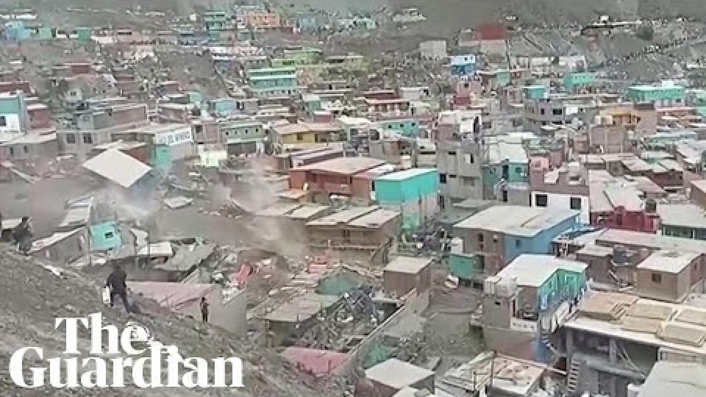 'A complete disaster': deadly landslide tears through village in Peru