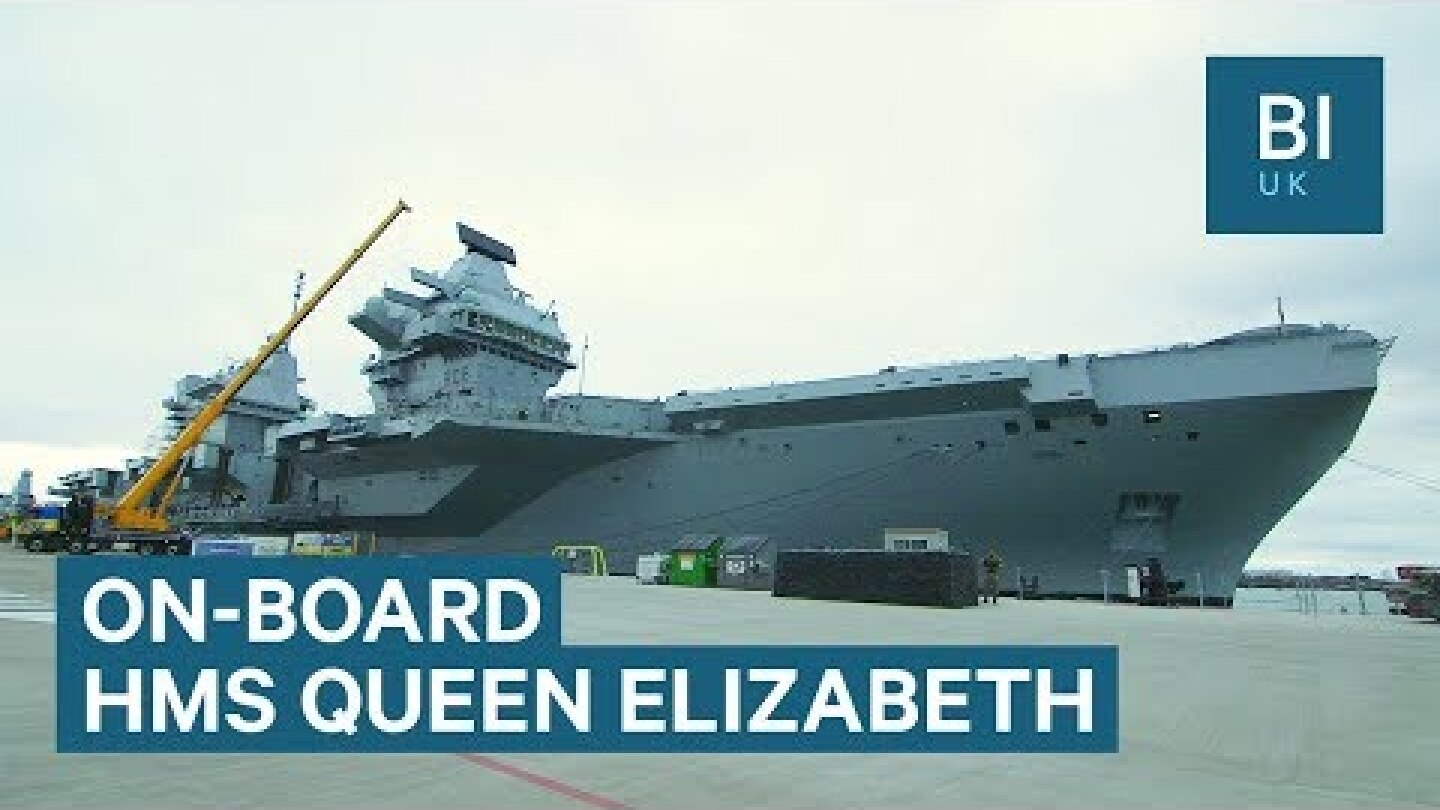 Take a look on board the Royal Navy's £3 billion warship