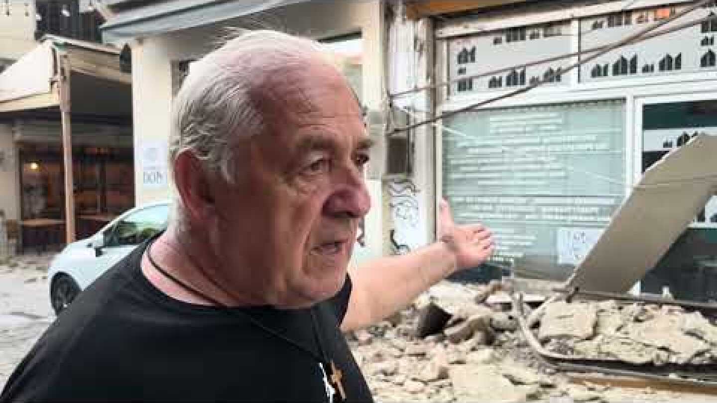 Θεσσαλονίκη: Μάρτυρας από την κατάρρευση μπαλκονιού 