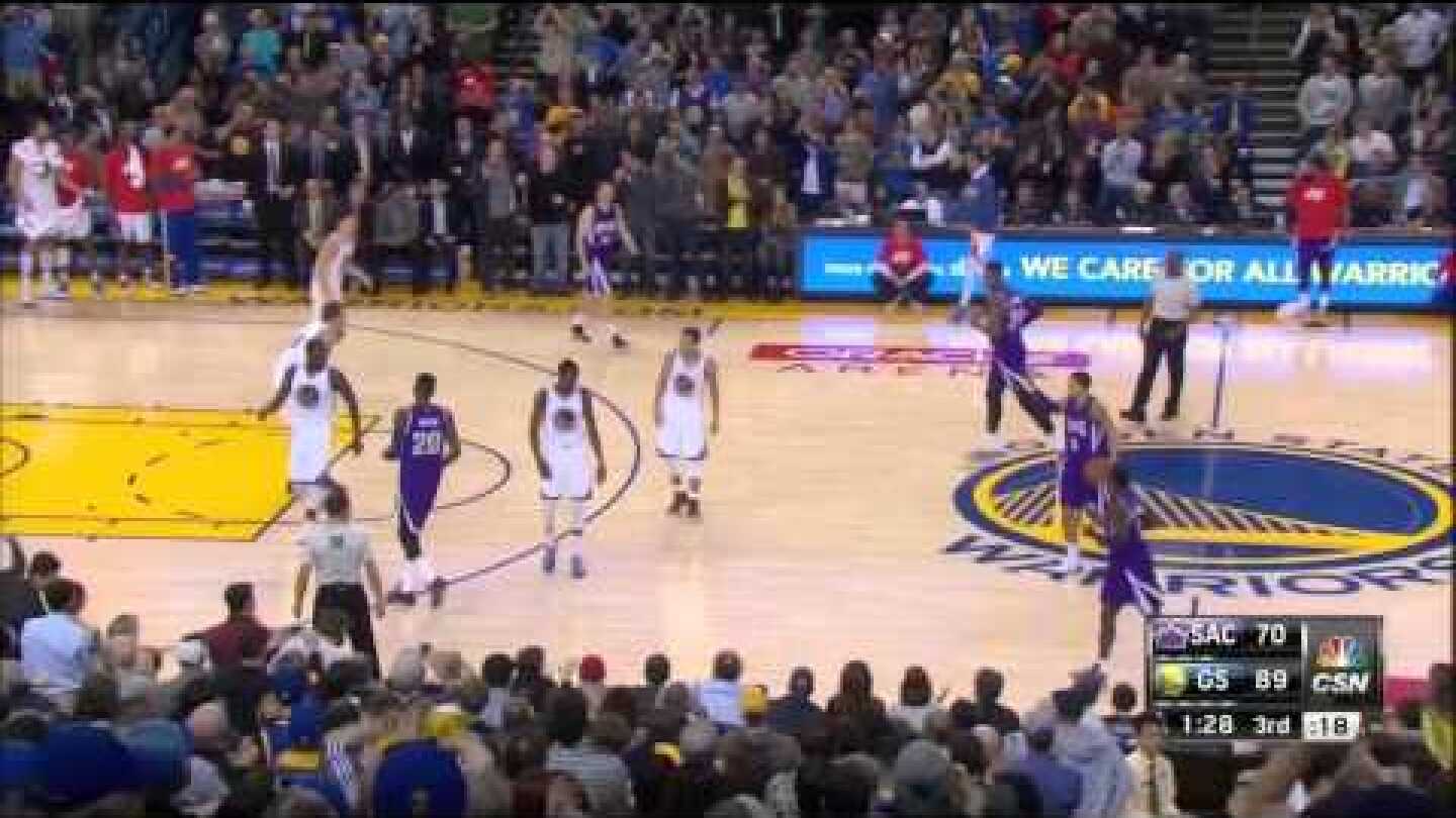 Klay Thompson 37pt 3rd Quarter CSN Bay Area feed 1-23-15