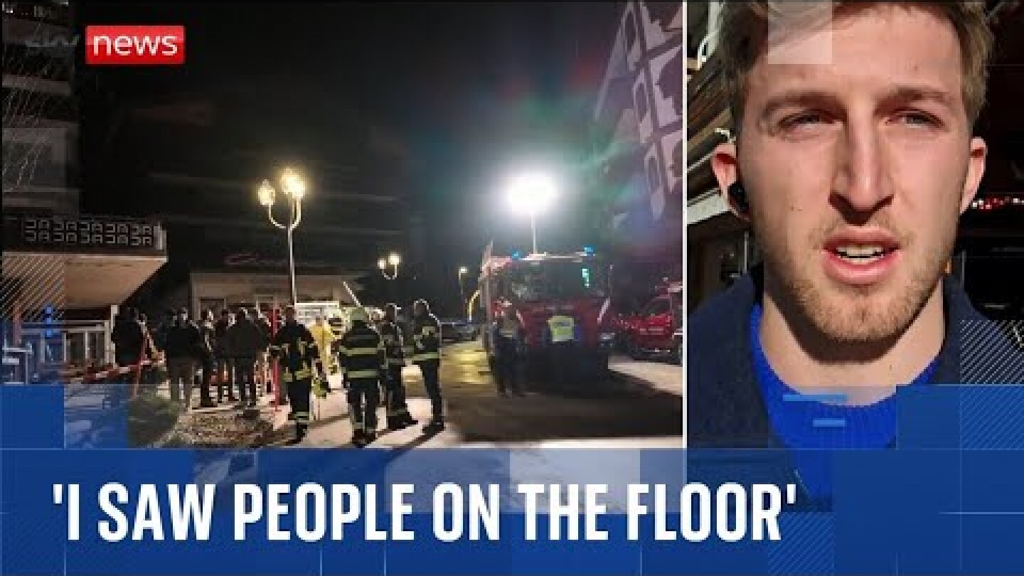 'A lot of people were screaming... it was horrible': Witness describes moments after fire broke out