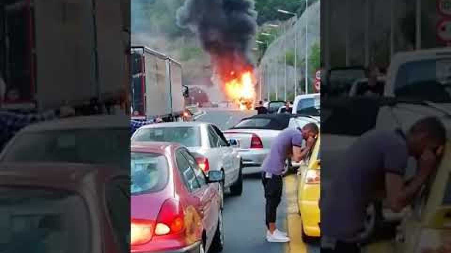 Λεωφορείο φωτιά Εγνατία-7 Αυγούστου 2019