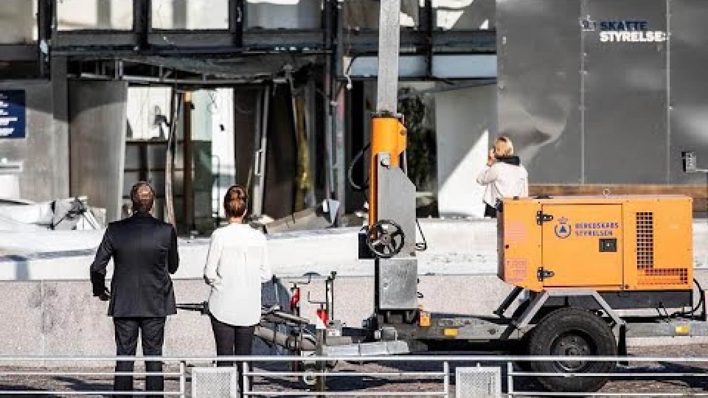 انفجار يهز مقر وكالة الضرائب في كوبنهاغن