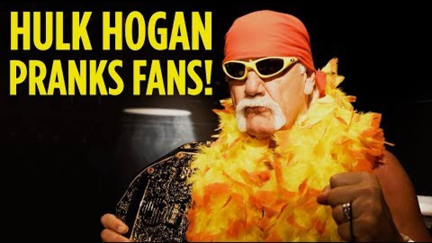 Hulk Hogan Pranks Fans Disguised as Wax Figure!