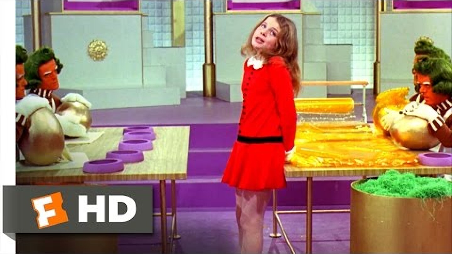 Willy Wonka & the Chocolate Factory - I Want It Now Scene (8/10) | Movieclips