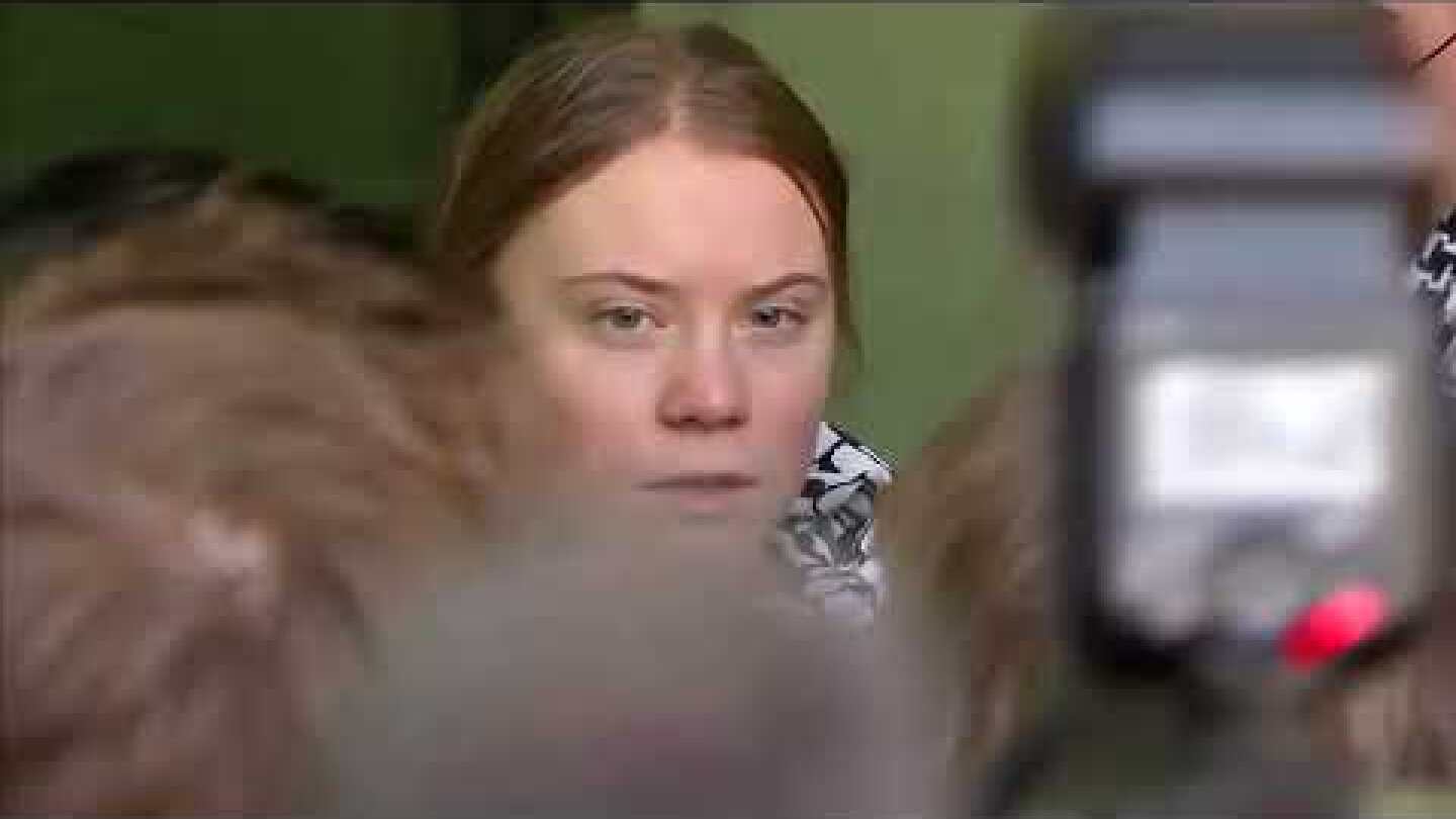 Greta Thunberg arrives at London court for oil protest trial | REUTERS