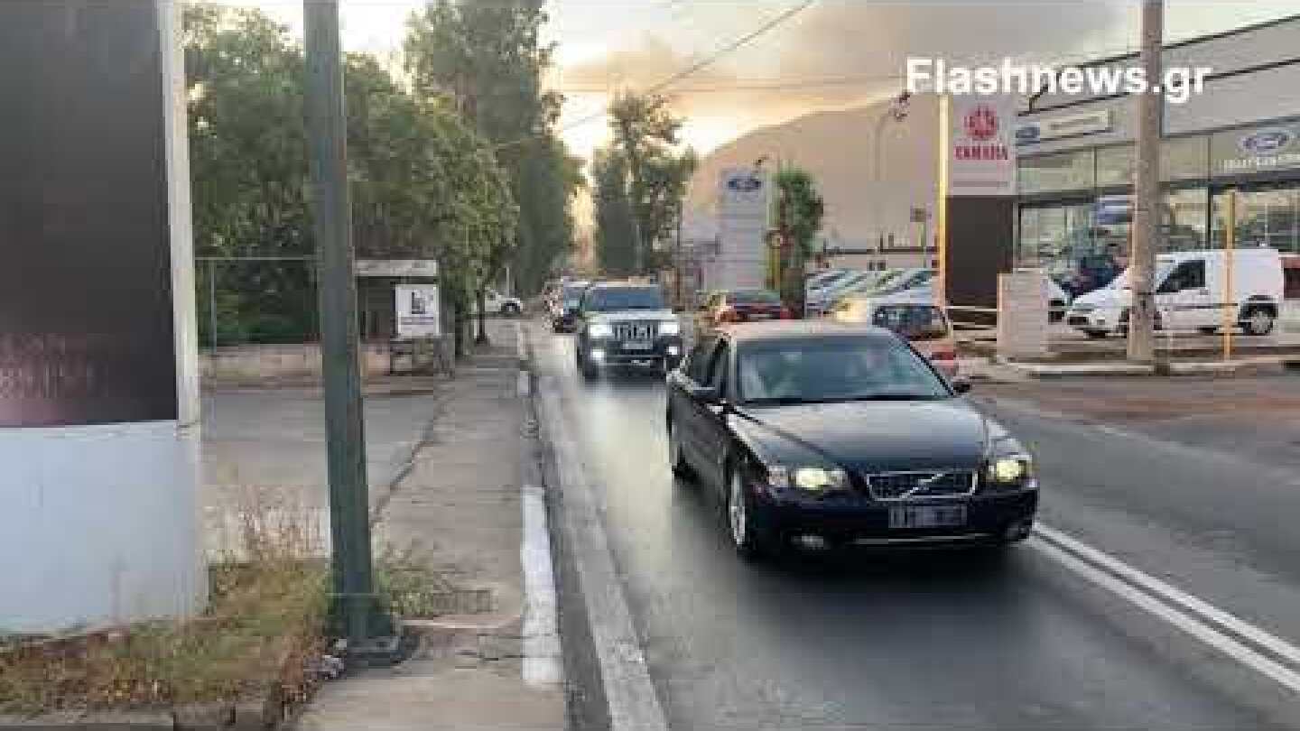 Αυτοκινητοπομπή Μίκη Θεοδωράκη