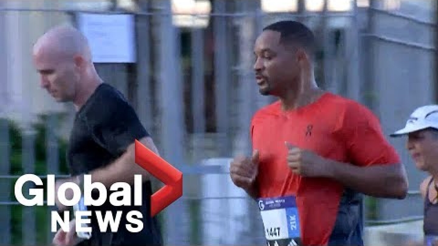 Will Smith runs a half marathon in Havana, checking off bucket list item