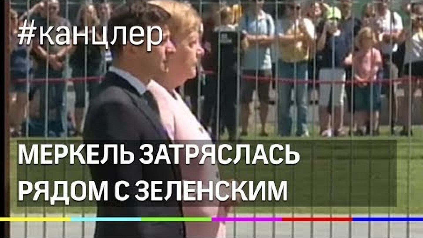 Меркель затряслась на встрече с Зеленским