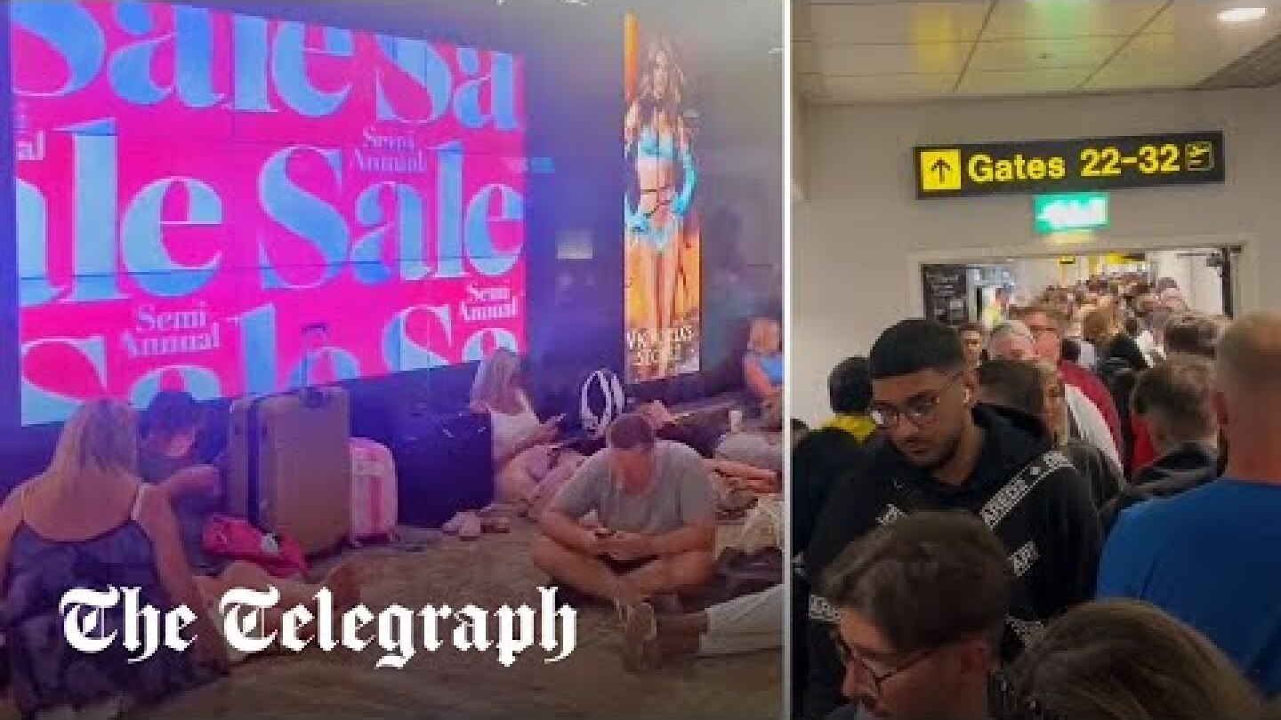 Air traffic control: Dozens of flights are cancelled at airports across UK