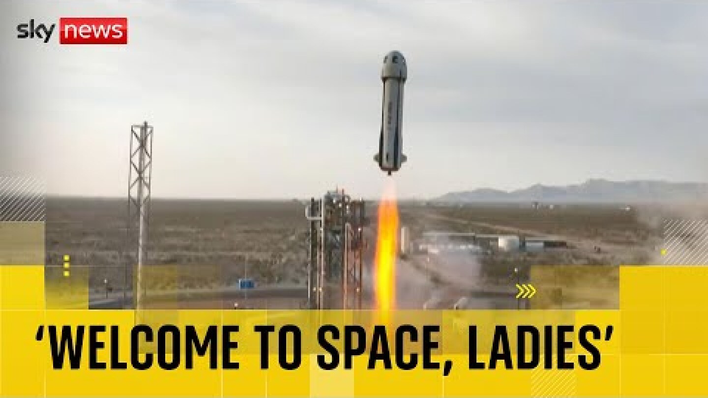 Katy Perry and all-female crew complete Blue Origin space trip