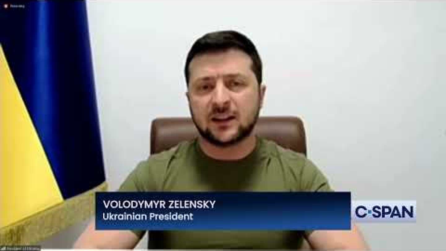Ukrainian President Zelensky Addresses Congress
