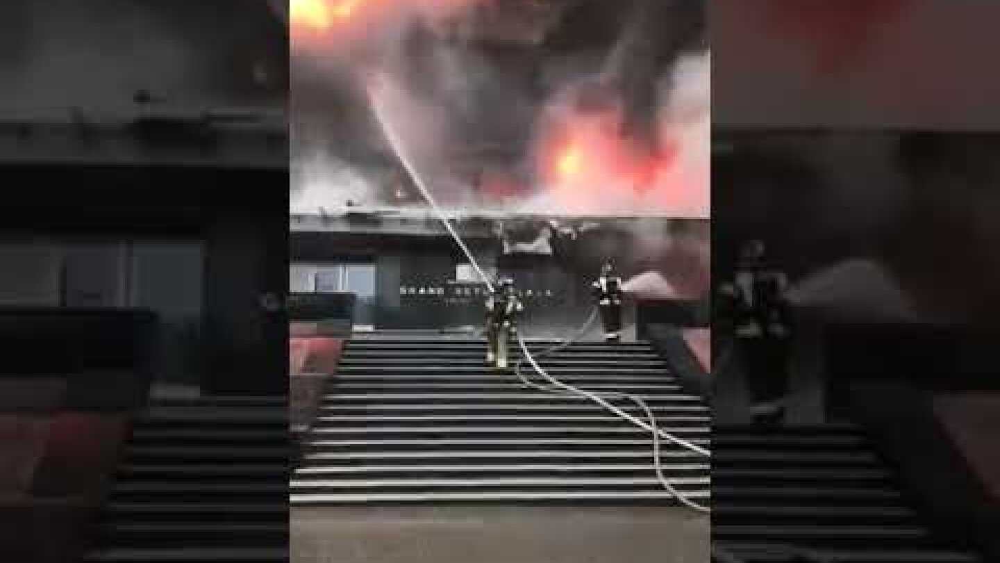 Grand Setun Plaza" business center and rubber warehouses, Moscow.