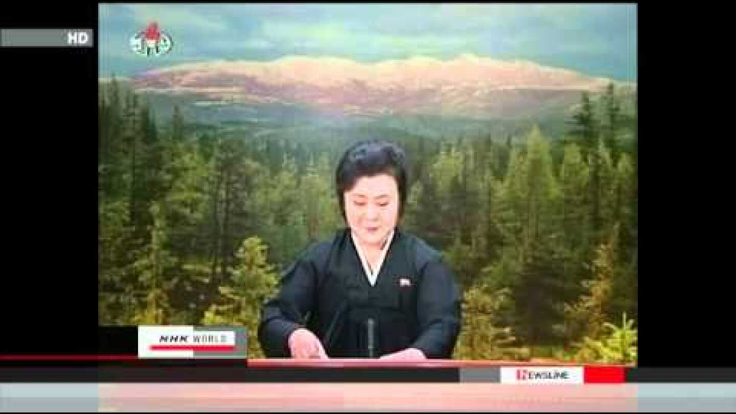 Official North Korea State TV Announcement of Death of Kim Jong Il