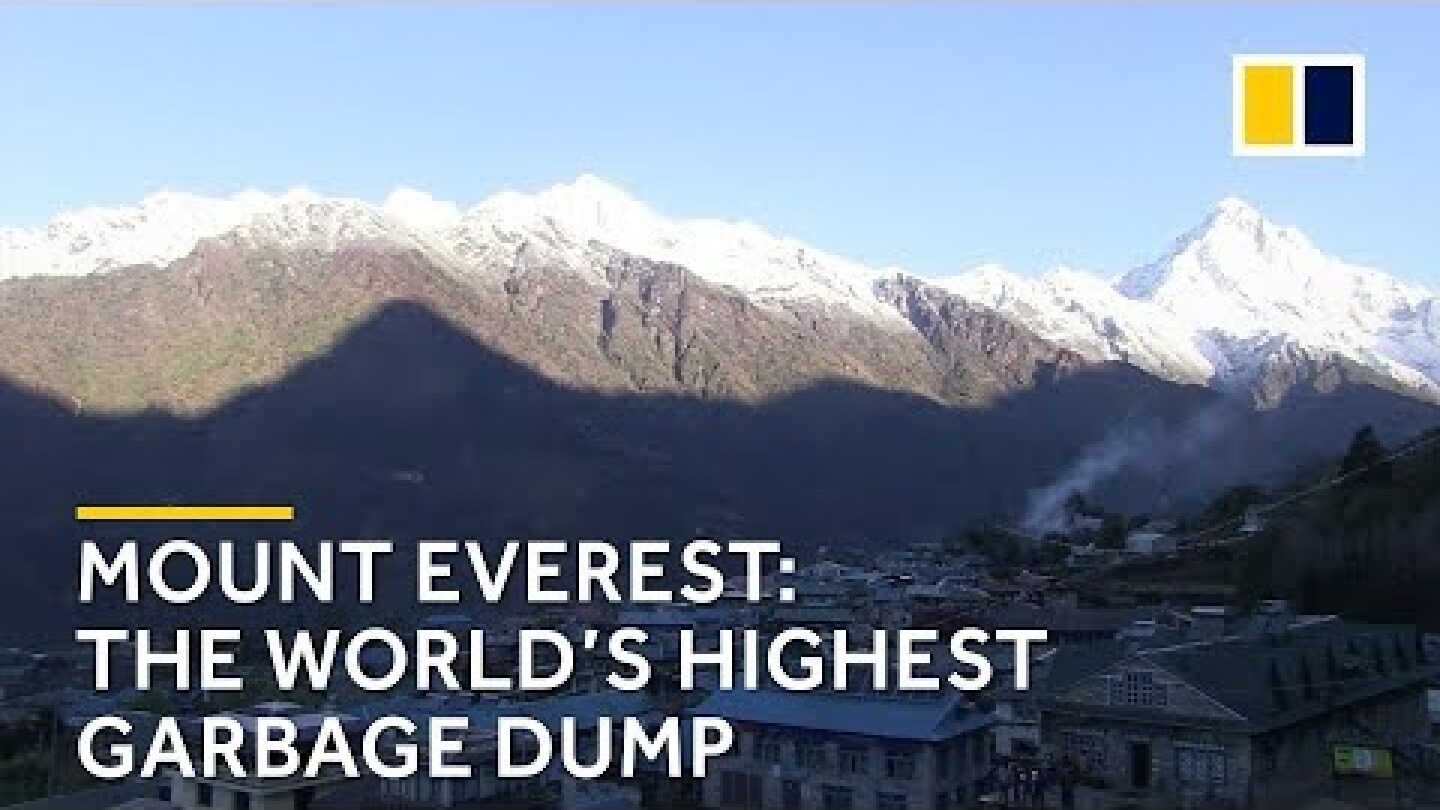 Mount Everest has become the world’s highest garbage dump