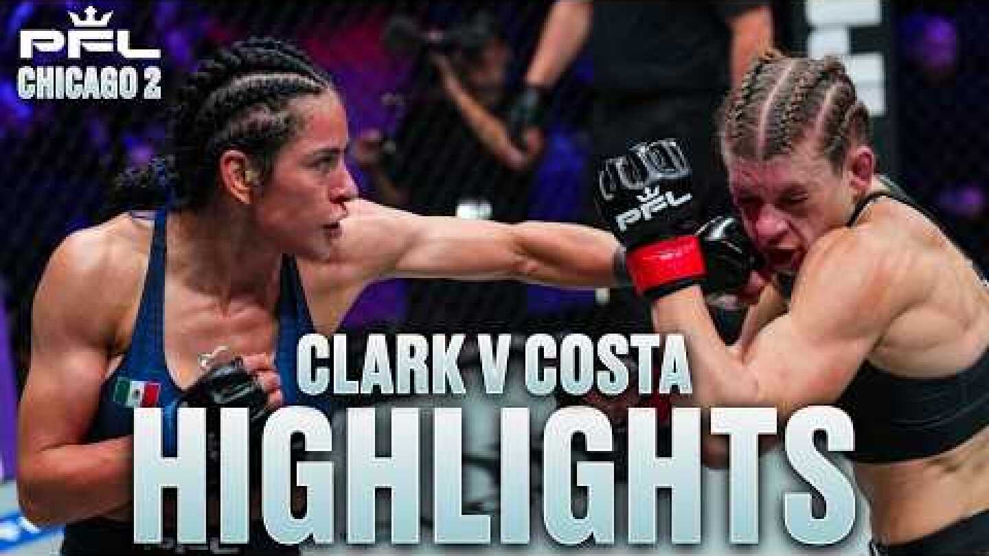 WHAT A COMEBACK! | Shannon Clark v Lucero Acosta - Fight Highlights | PFL Chicago 2