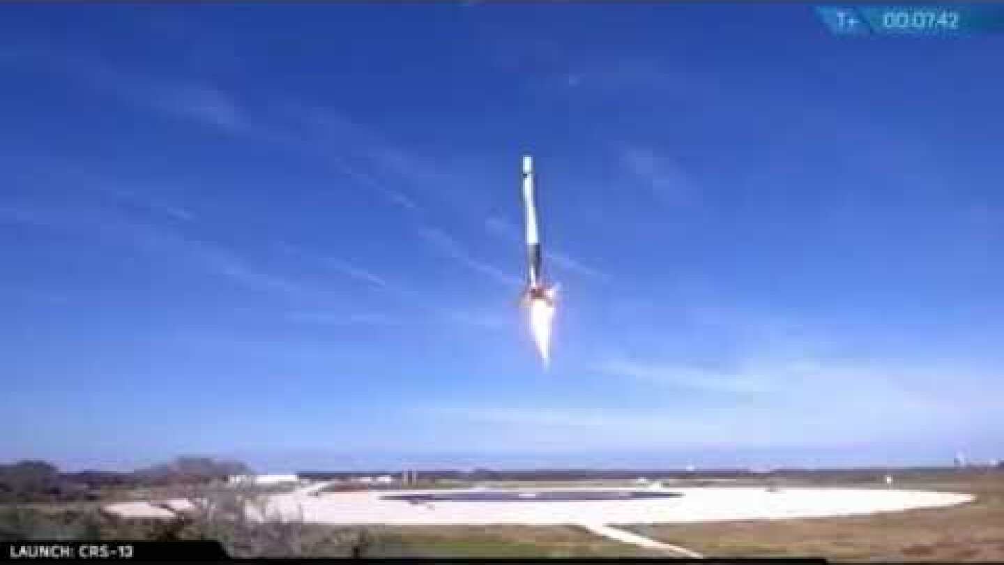 First Flight of Space-x Falcon 9 Using Previously Flown Components