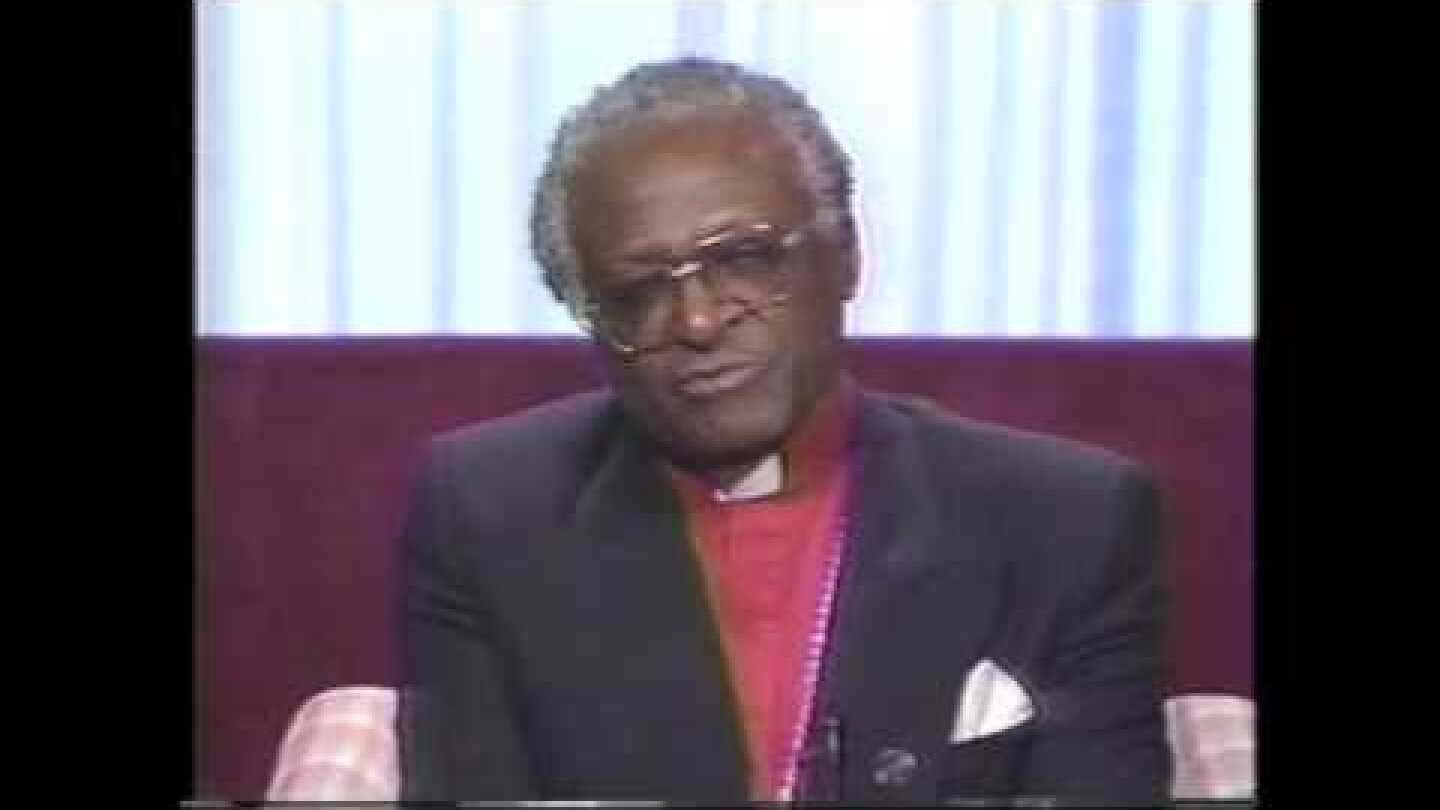 Arcbishop Desmond TuTu Speaks on Apartheid & Nelson Mandela